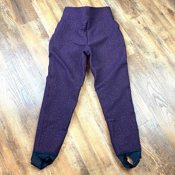 Head Sportwear Nylon Wool Blend Stirrup Ski Pants Purple Sz 26 - Picture 3 of 6